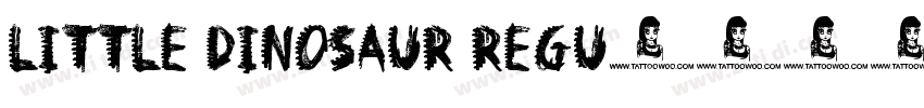 Little Dinosaur Regu字体转换